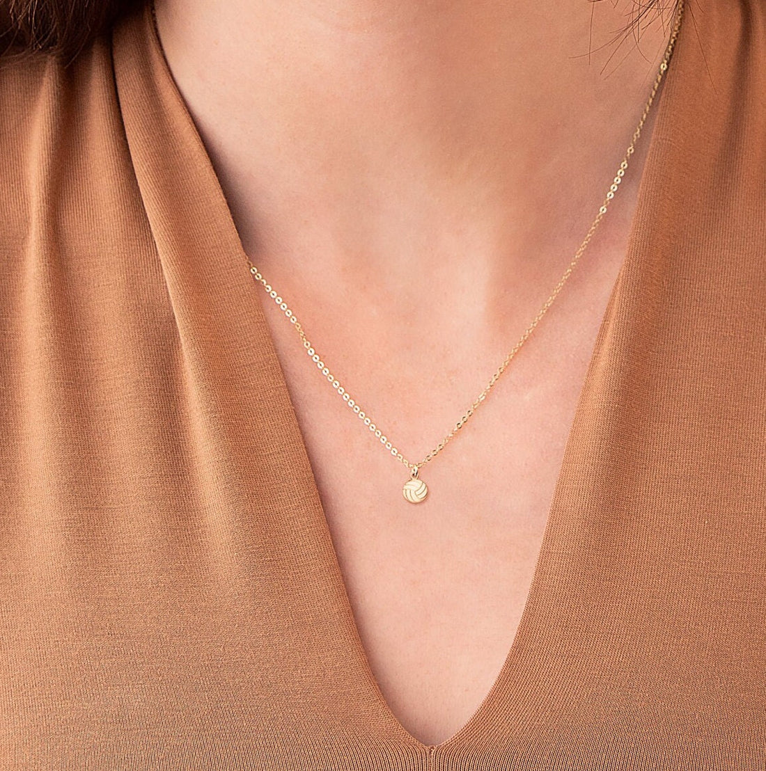 Mini Volleyball Necklace