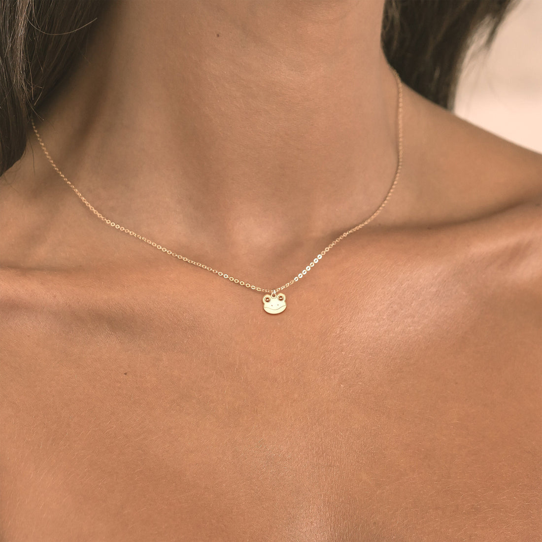 Frog Pendant Necklace