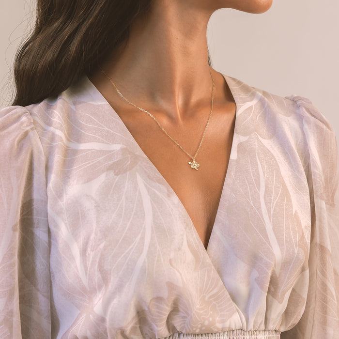 Snake Necklace Whimsical
