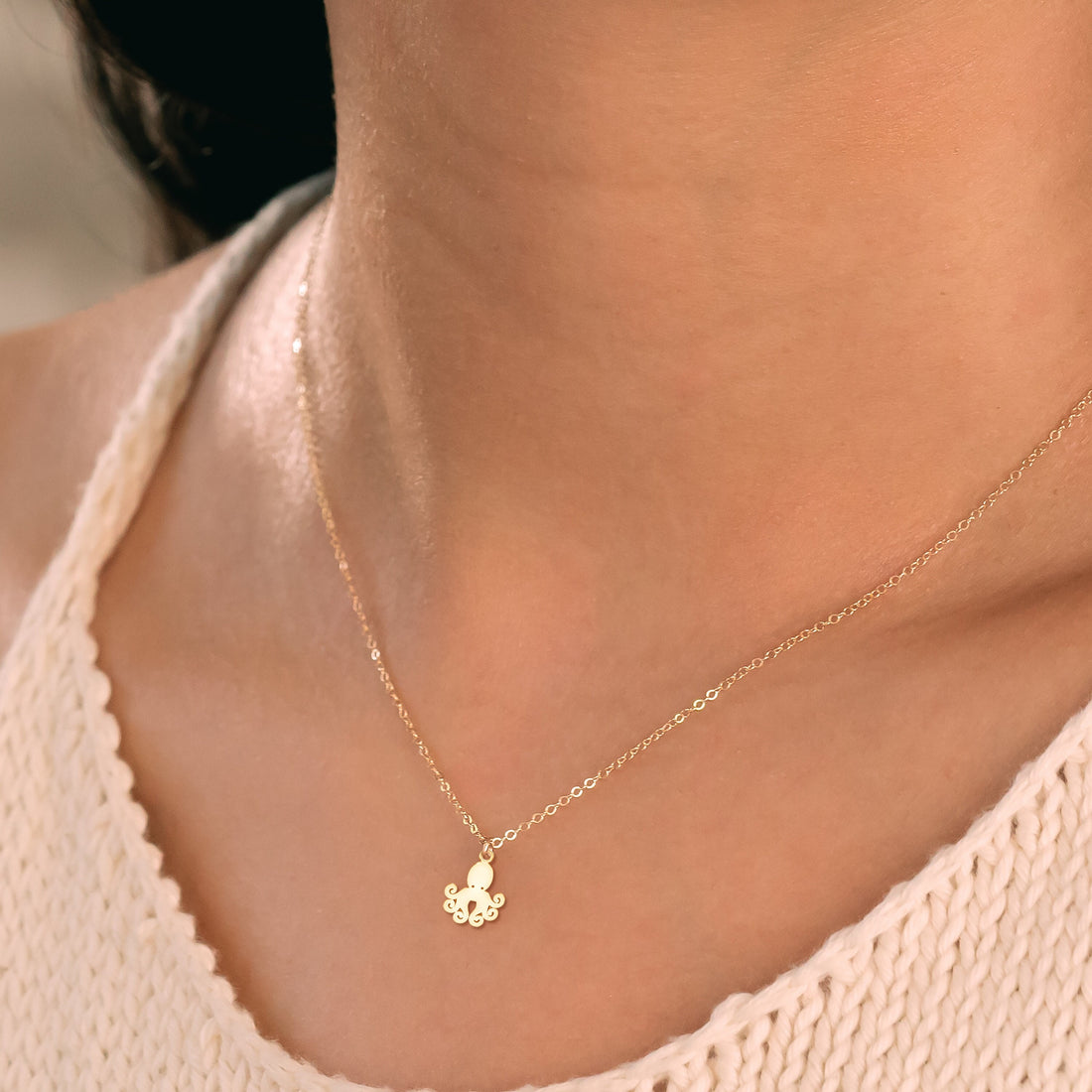Octopus Pendant Necklace