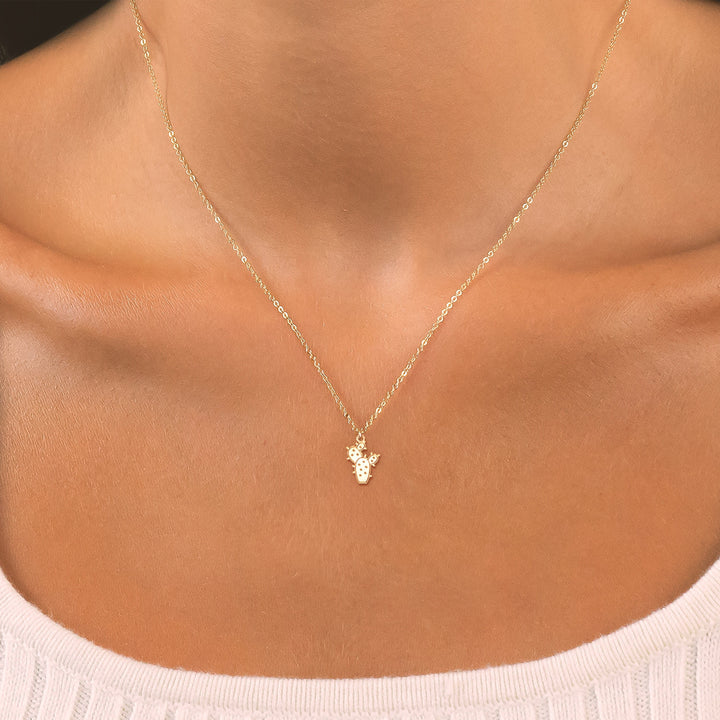 Dainty Cactus Necklace