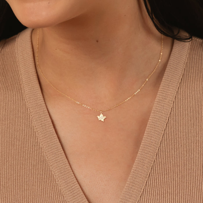 Orchid Flower Necklace