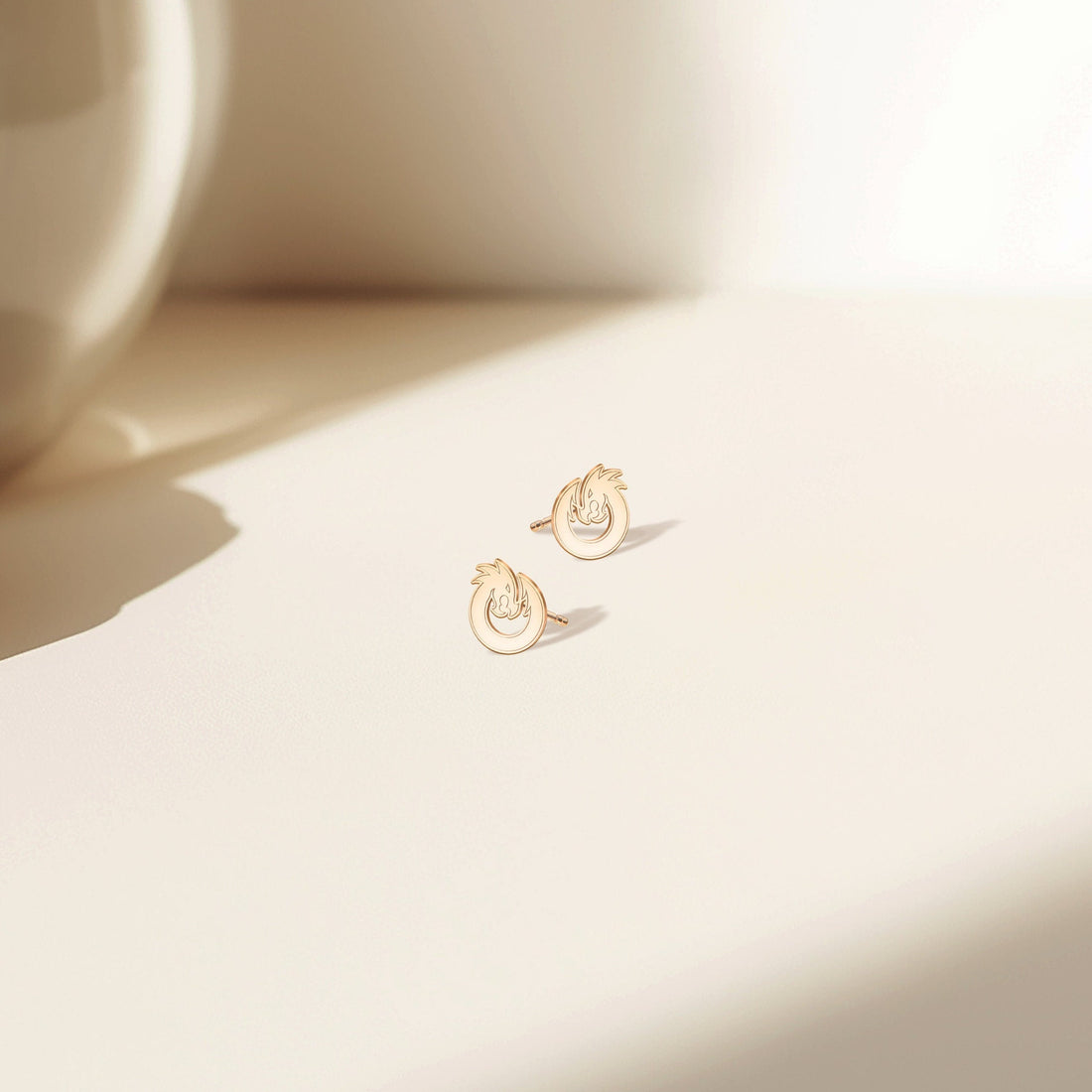 Ouroboros Dragon Earrings
