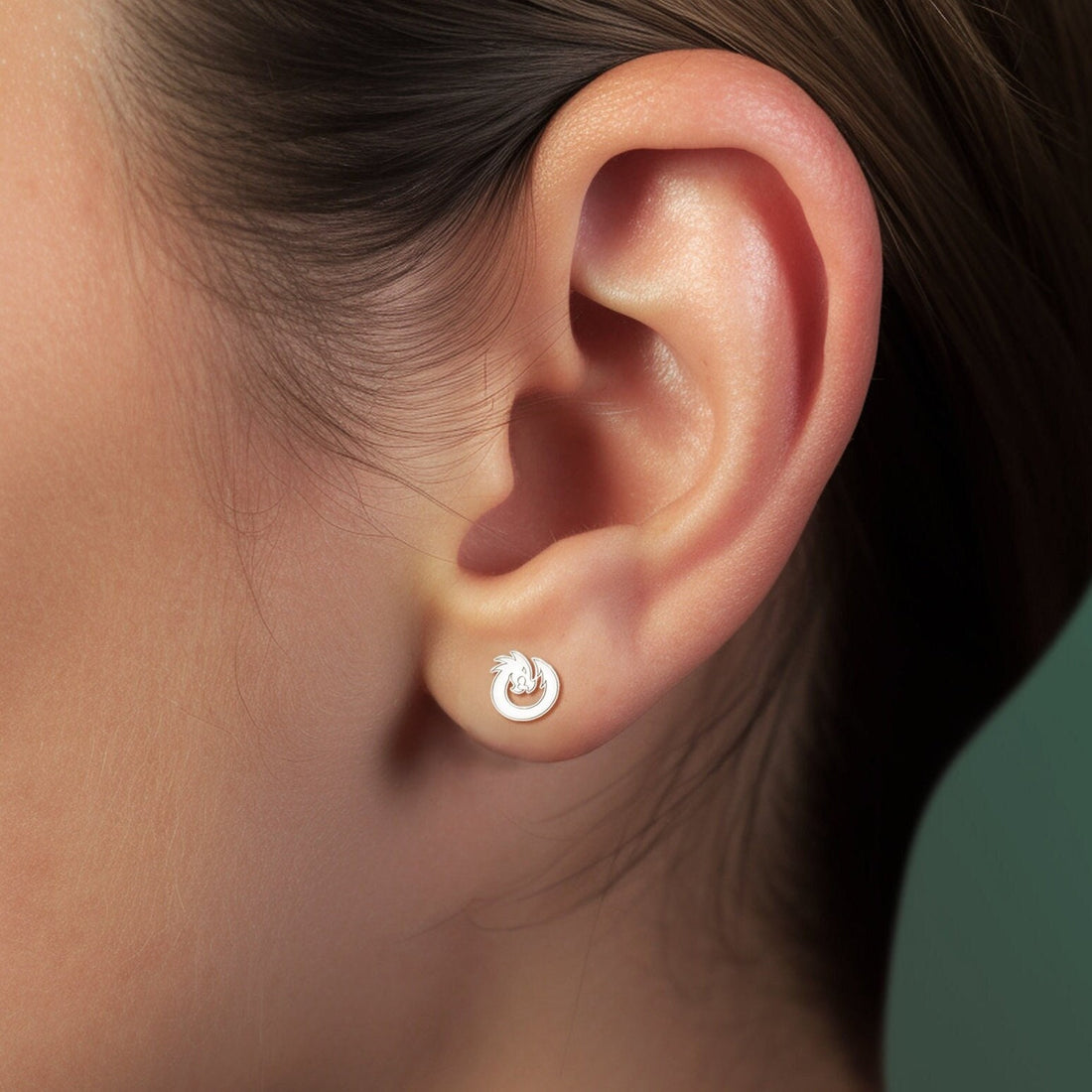 Ouroboros Dragon Earrings