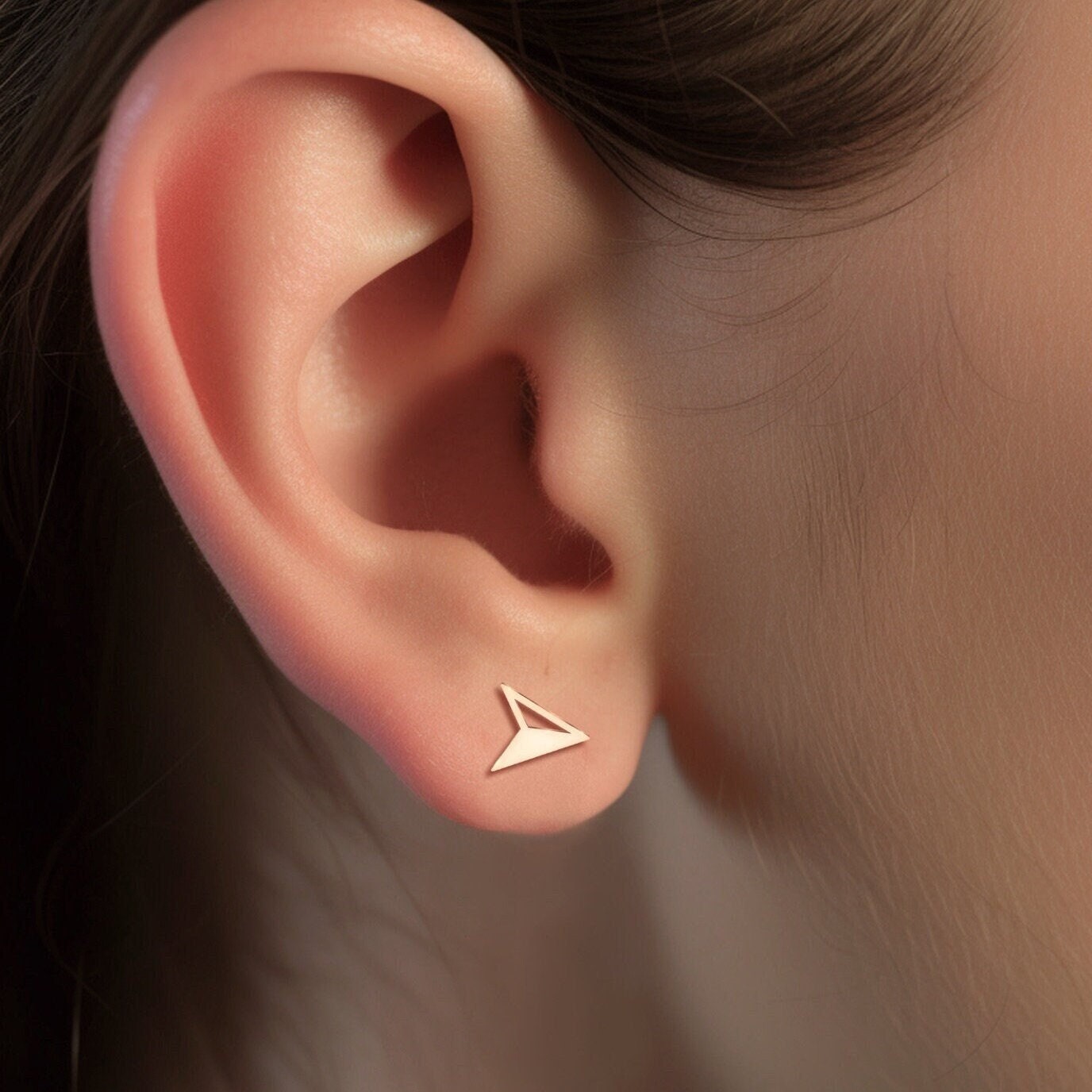 Gold Arrow Stud