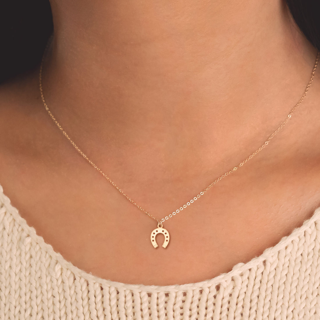 Horseshoe Necklace Whimsical