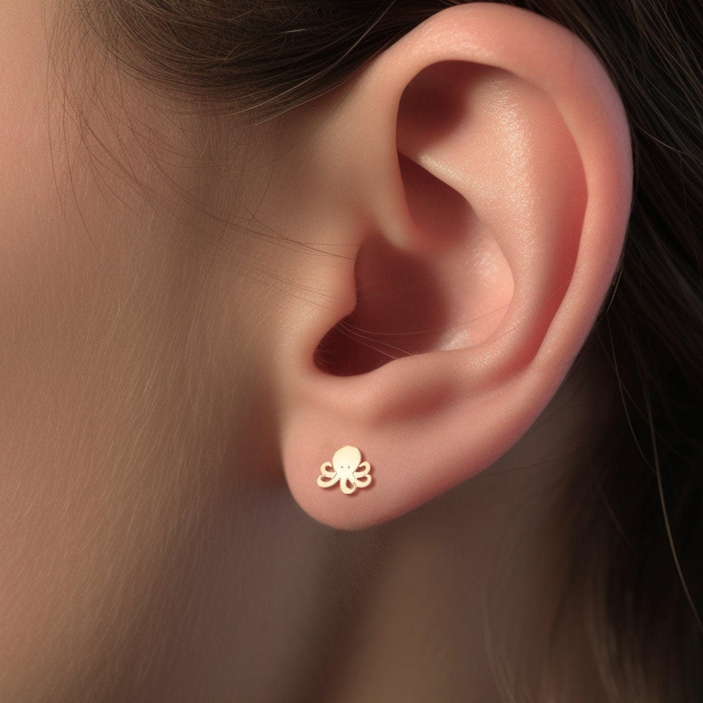 Cute Octopus Earrings