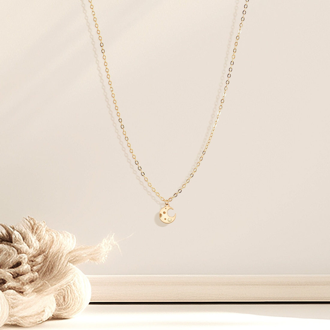 Moon Pendant Necklace