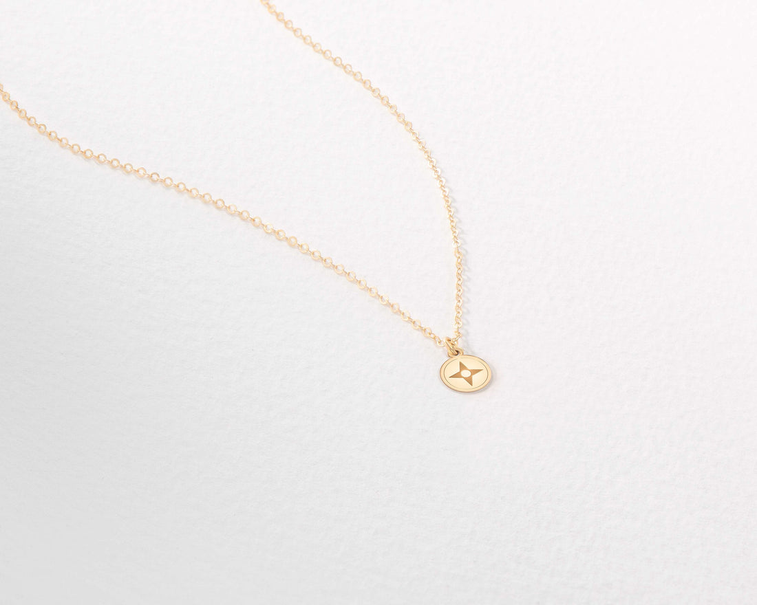 Compass Necklace Cute