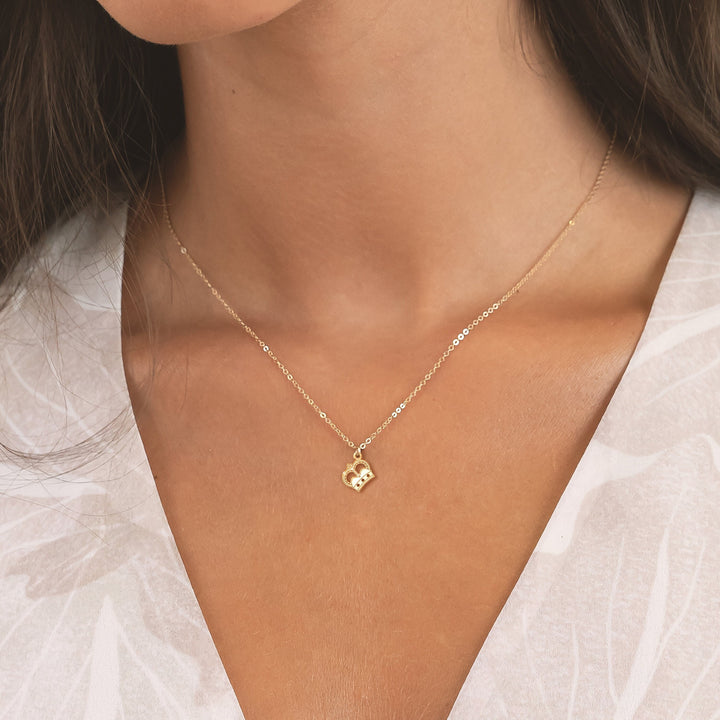 Dainty Crown Necklace