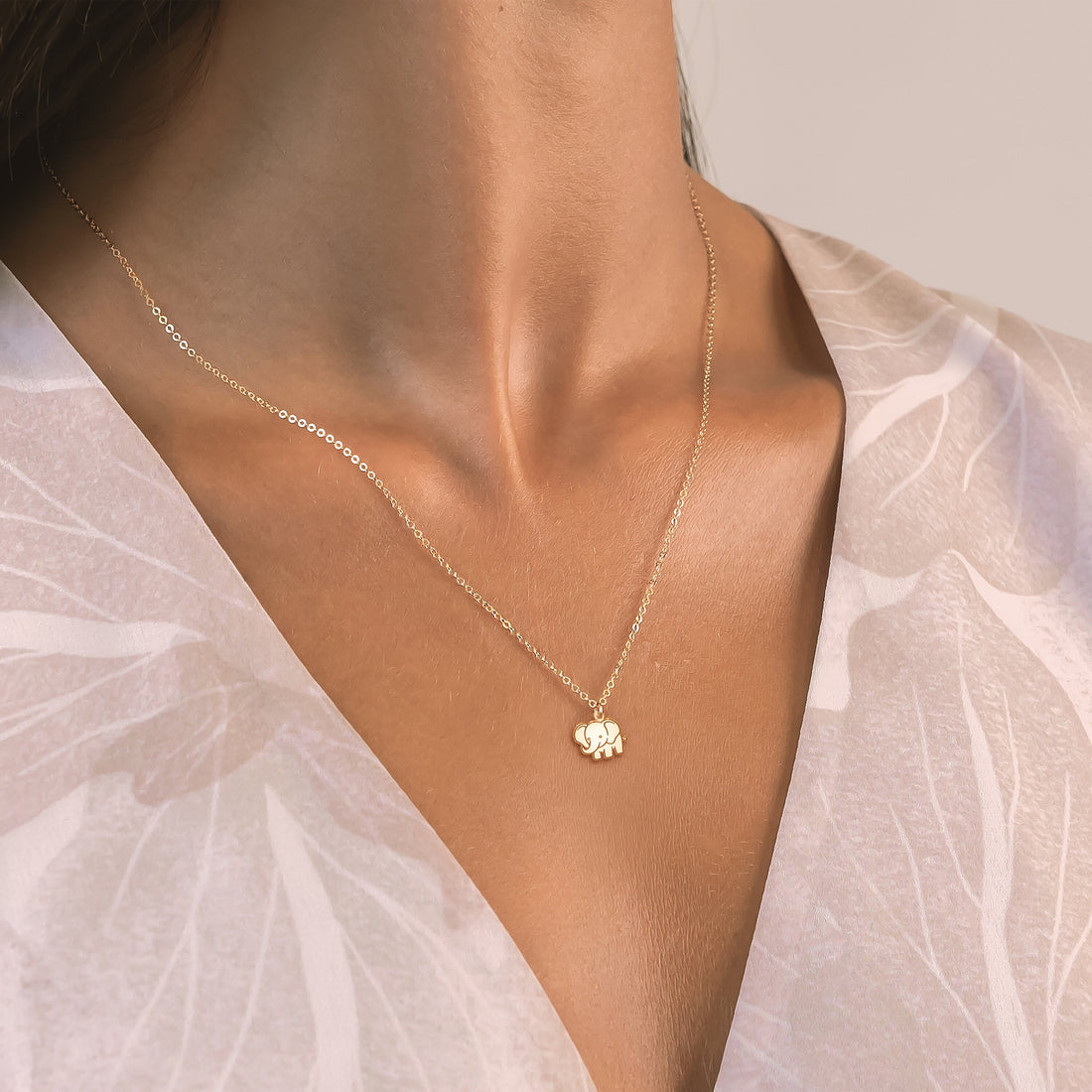 Elephant Charm Necklace