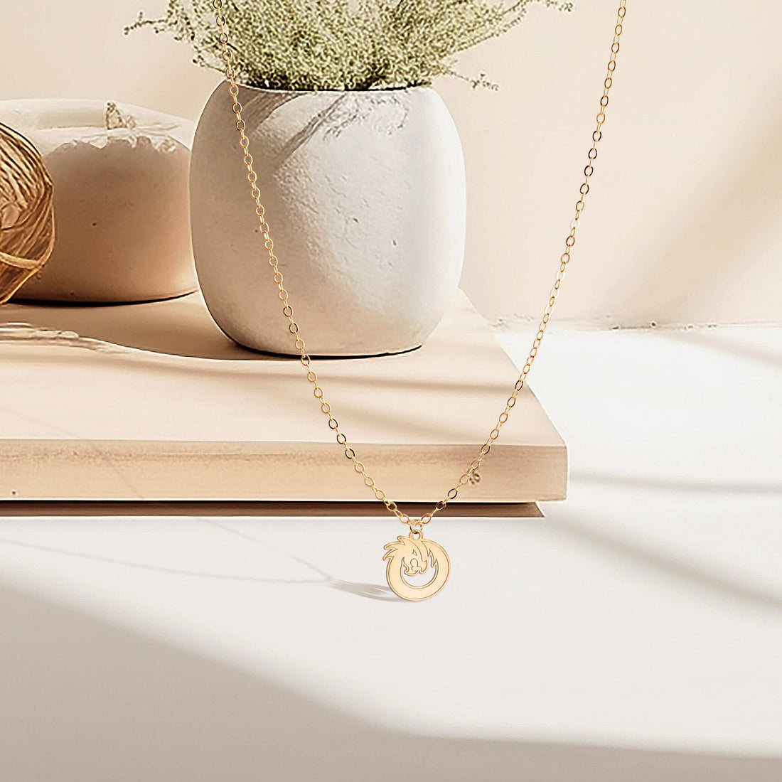 Ouroboros Dragon Necklace