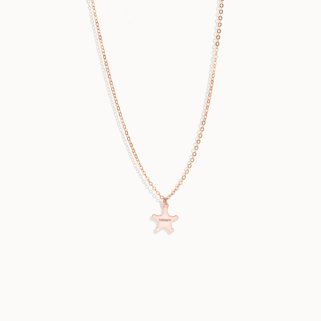 Sheriff Star Necklace
