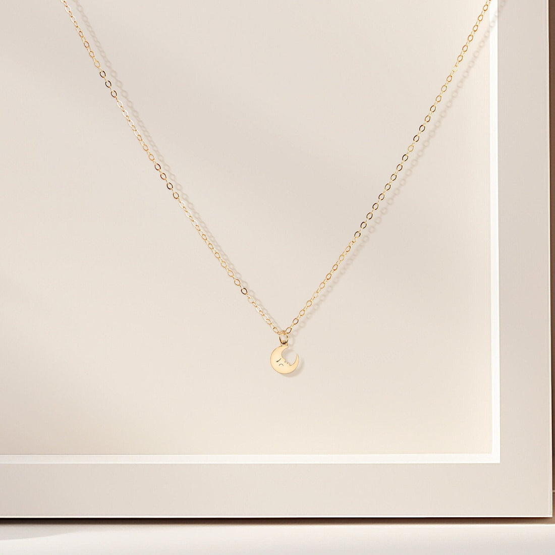 Small Moon Necklace