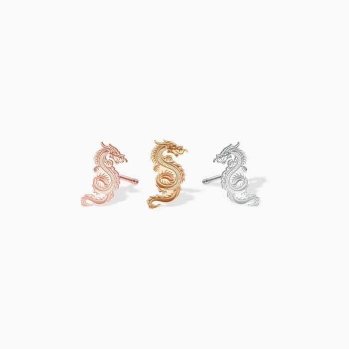 Dainty Dragon Earrings