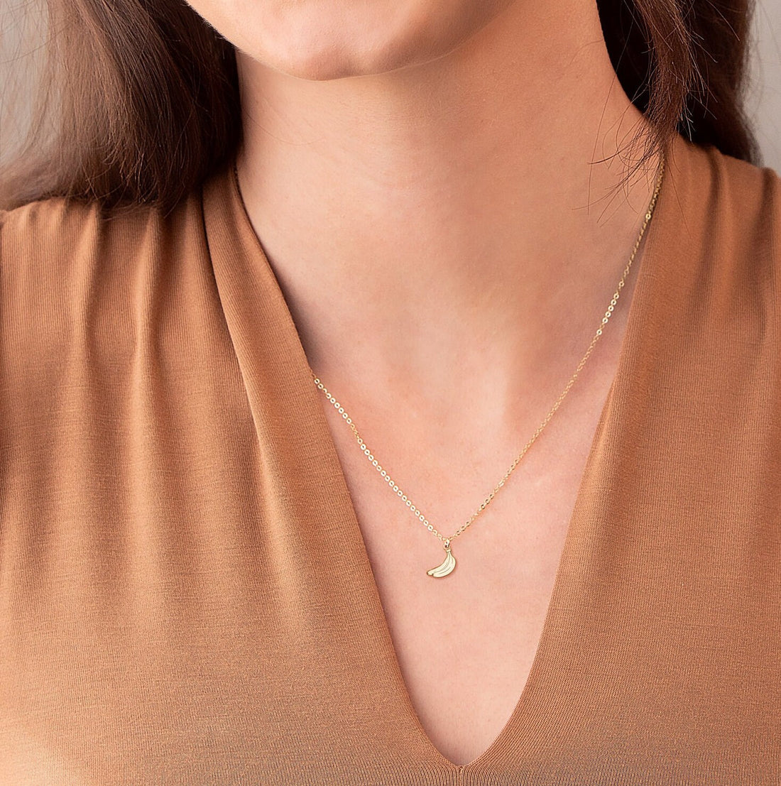 Banana Pendant Necklace