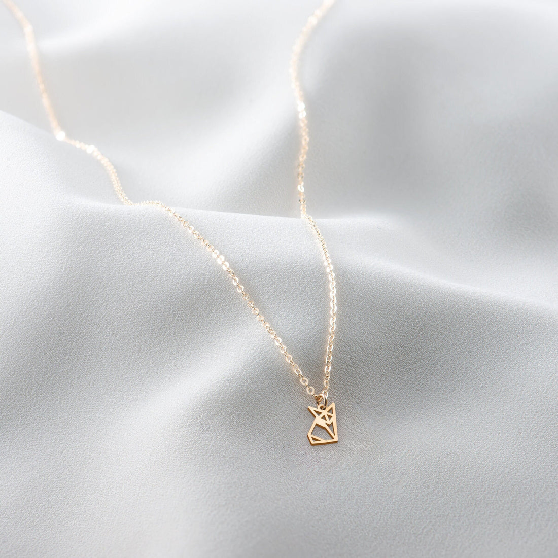 Origami Fox Necklace