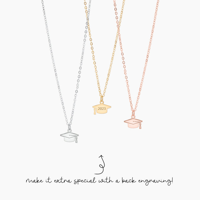 Graduation Cap Necklace