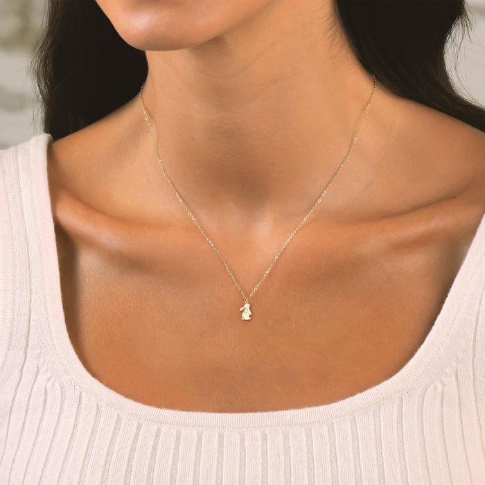 Bunny Pendant Necklace