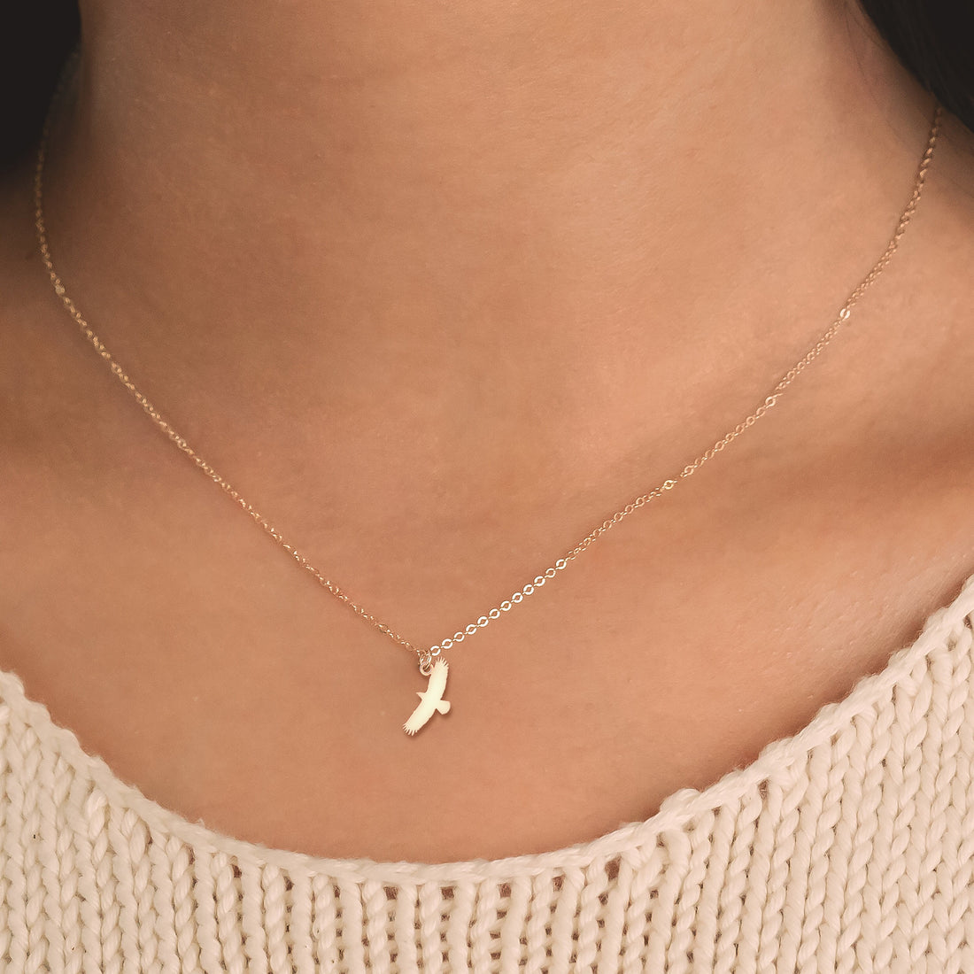 Flying Eagle Pendant Necklace