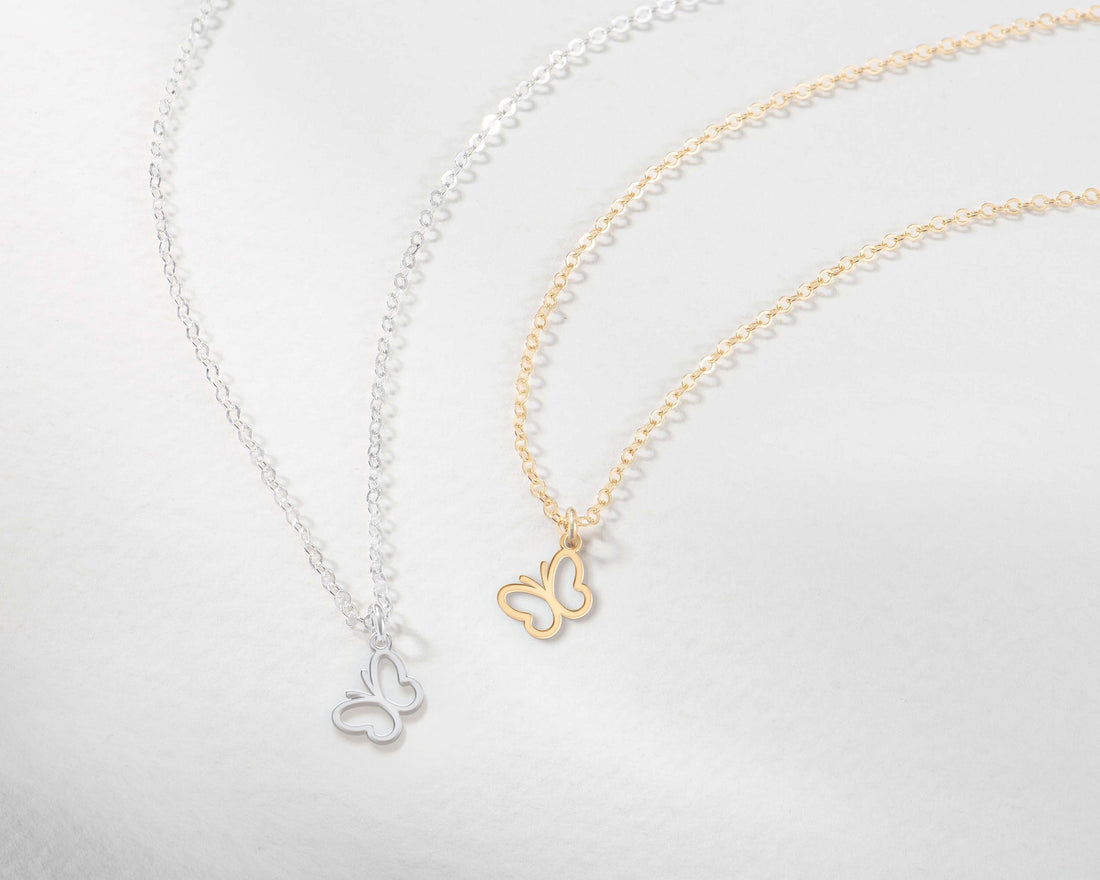 Butterfly Cutout Necklace