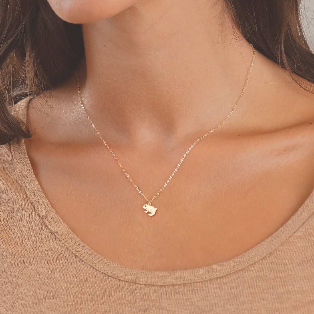 Frog Face Necklace