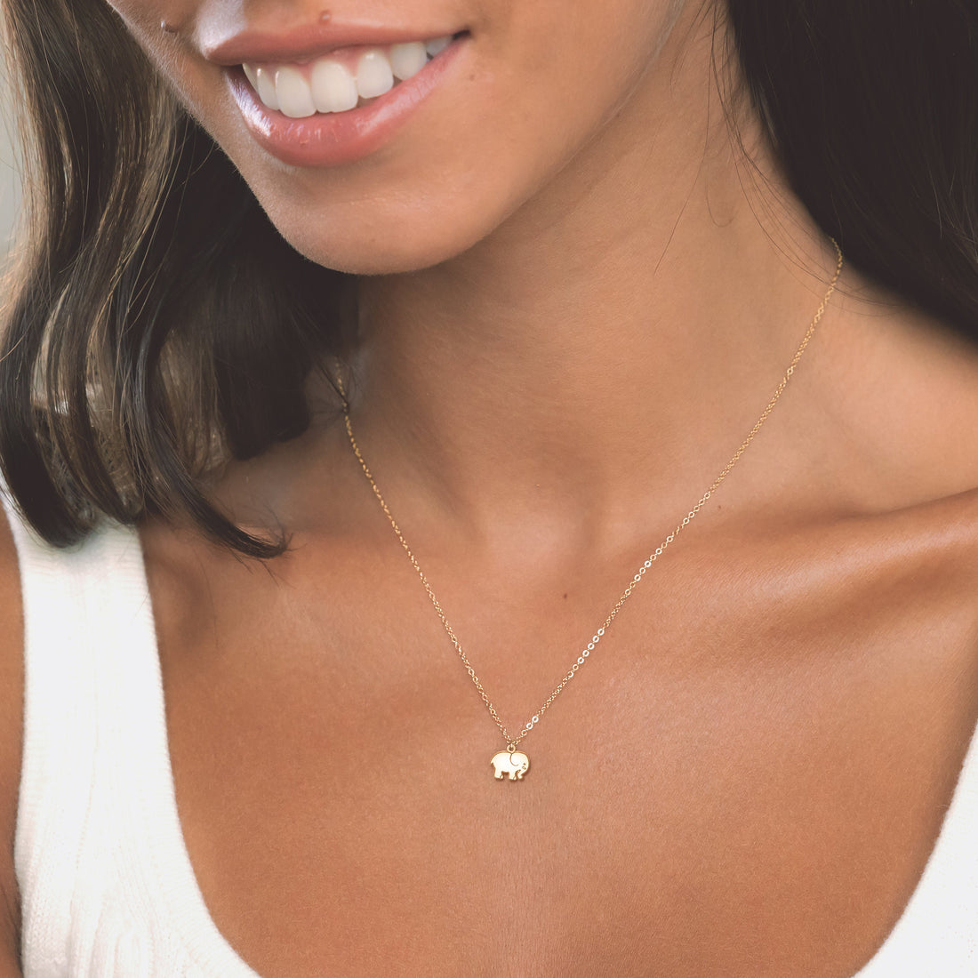Elephant Charm Necklace