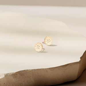 Gold Compass Stud