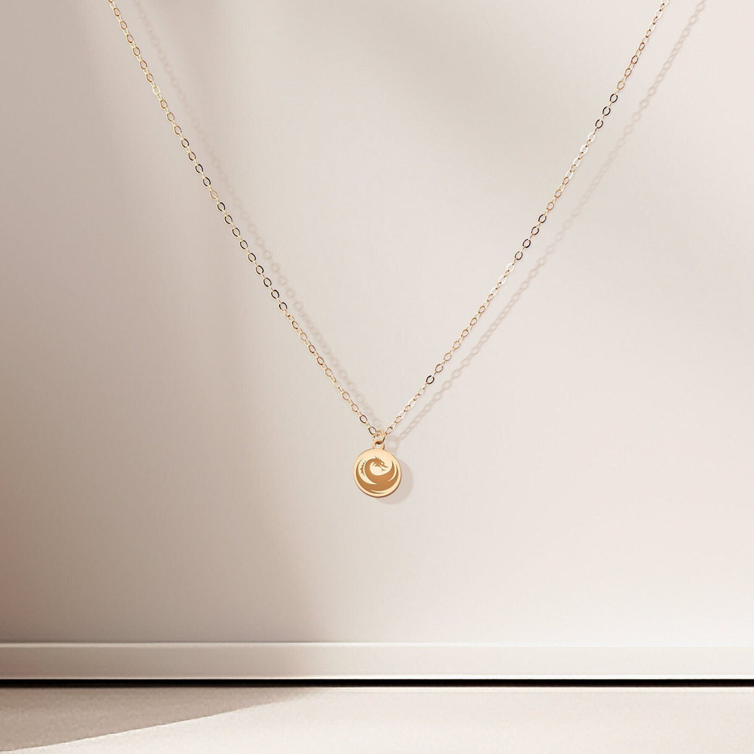 Dragon Disc Necklace