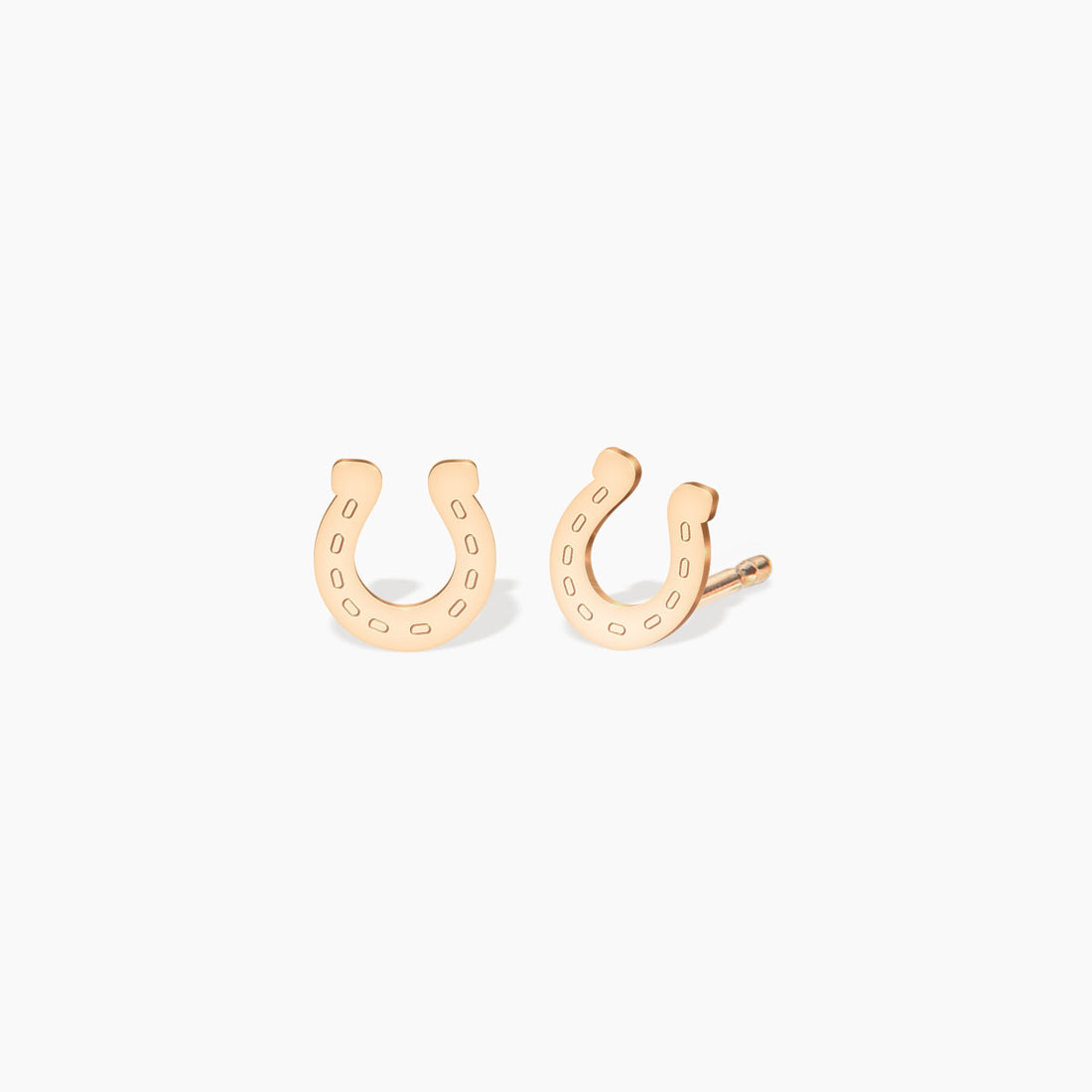 Cute Horseshoe Stud Earrings