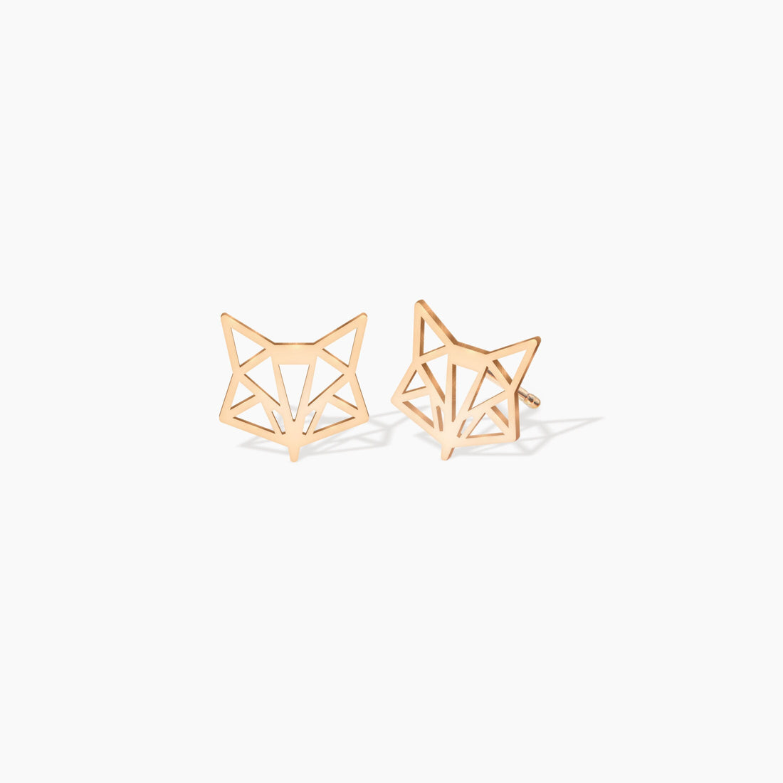 Fox Head Earrings