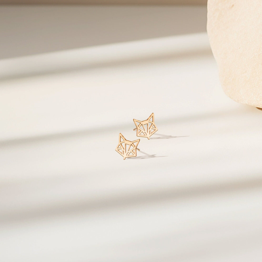 Fox Head Earrings
