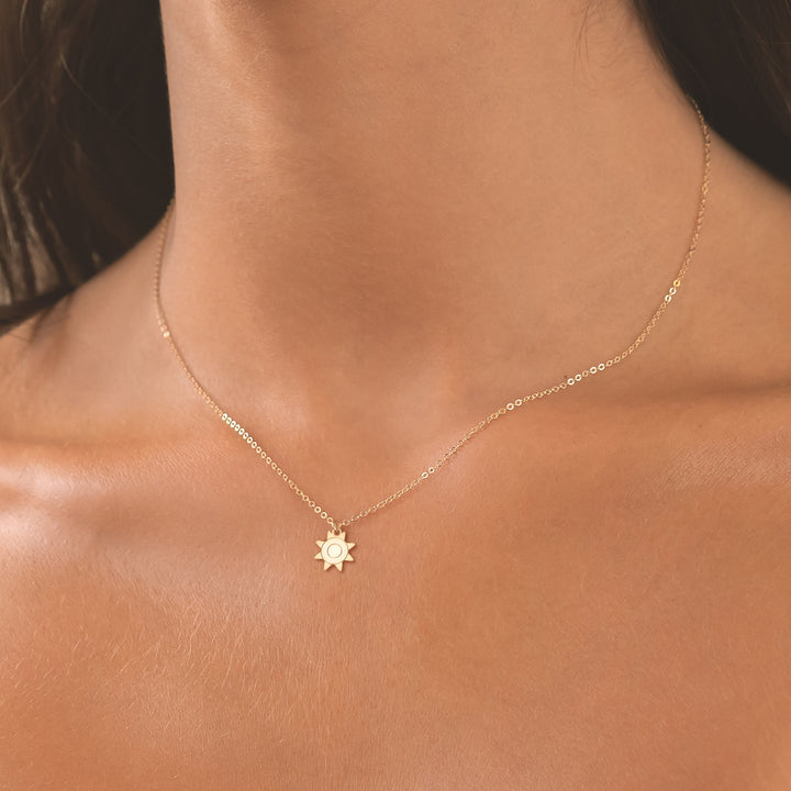 Dainty Sun Necklace