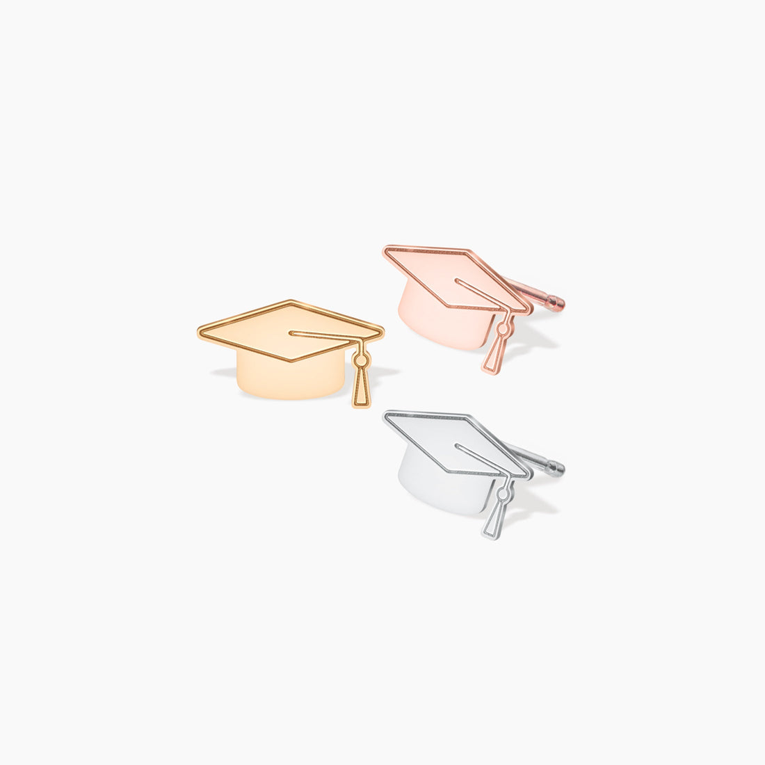 Graduation Cap Stud Earrings