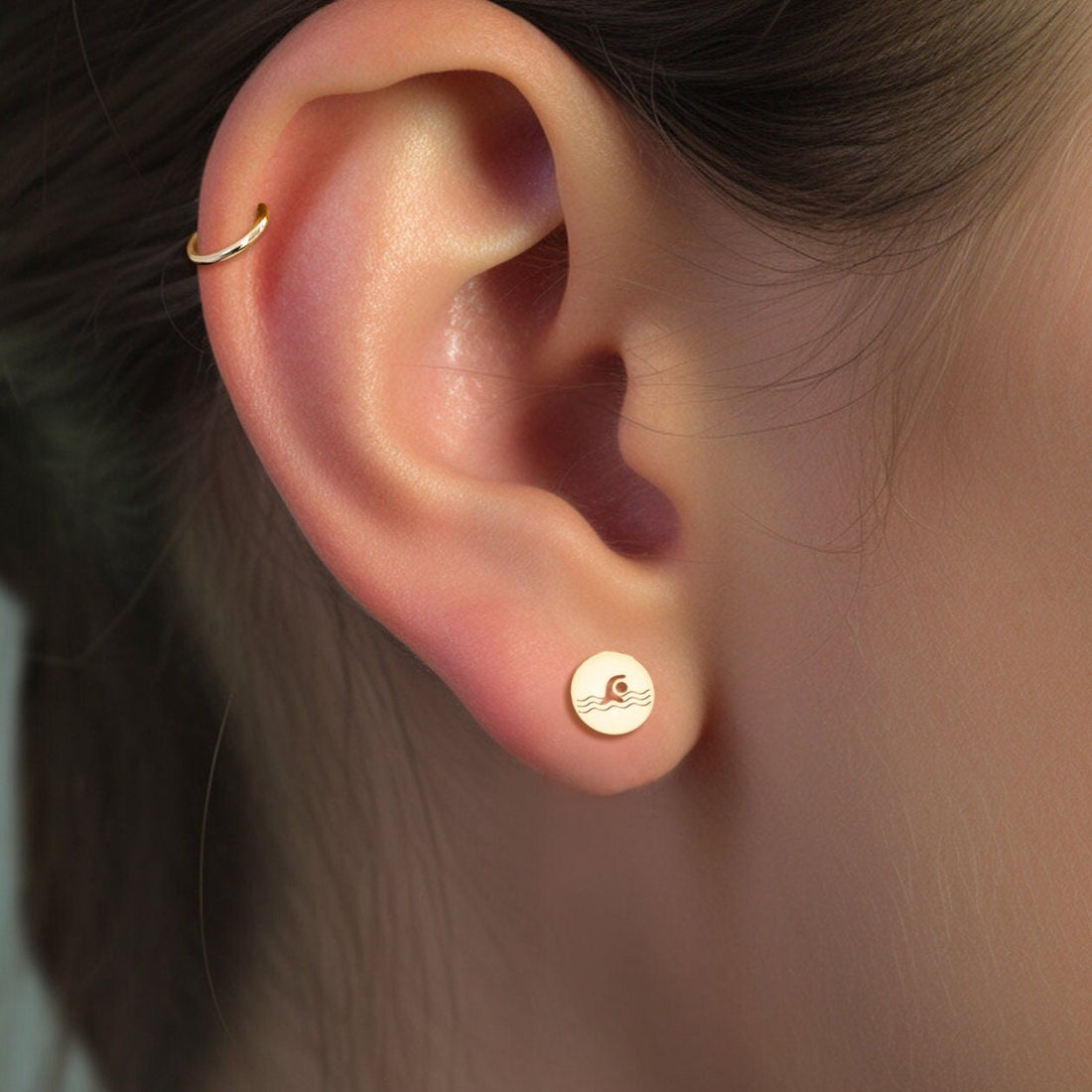 Swimming Earrings Sports