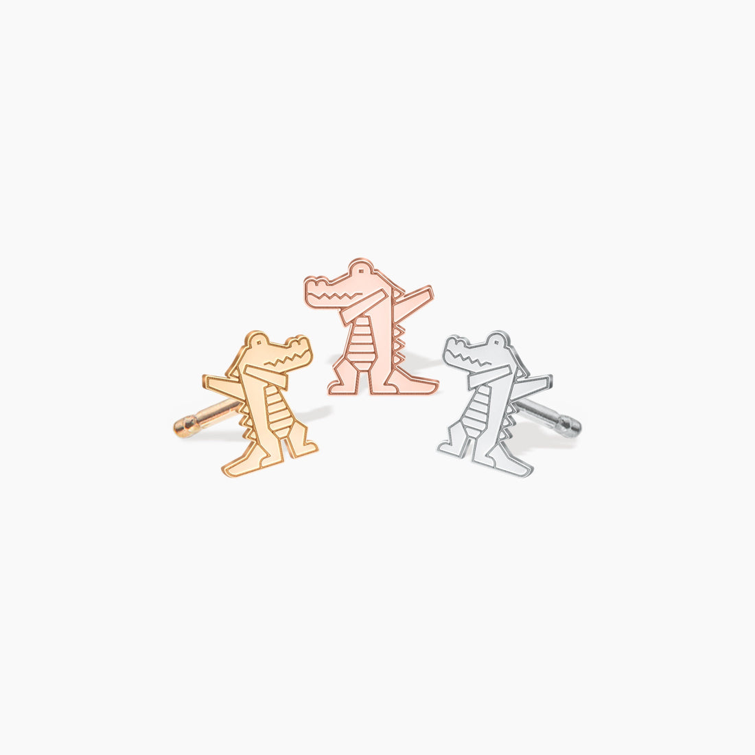 Alligator Stud Earrings