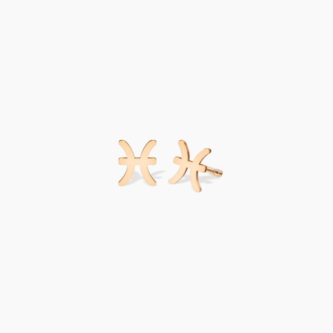 Pisces Zodiac Stud Earrings