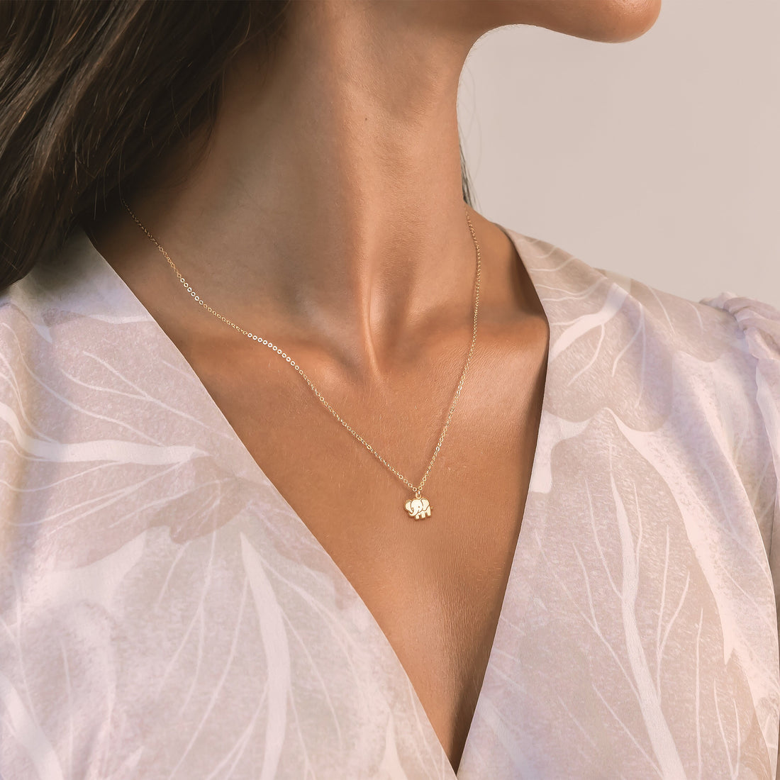 Elephant Pendant Necklace