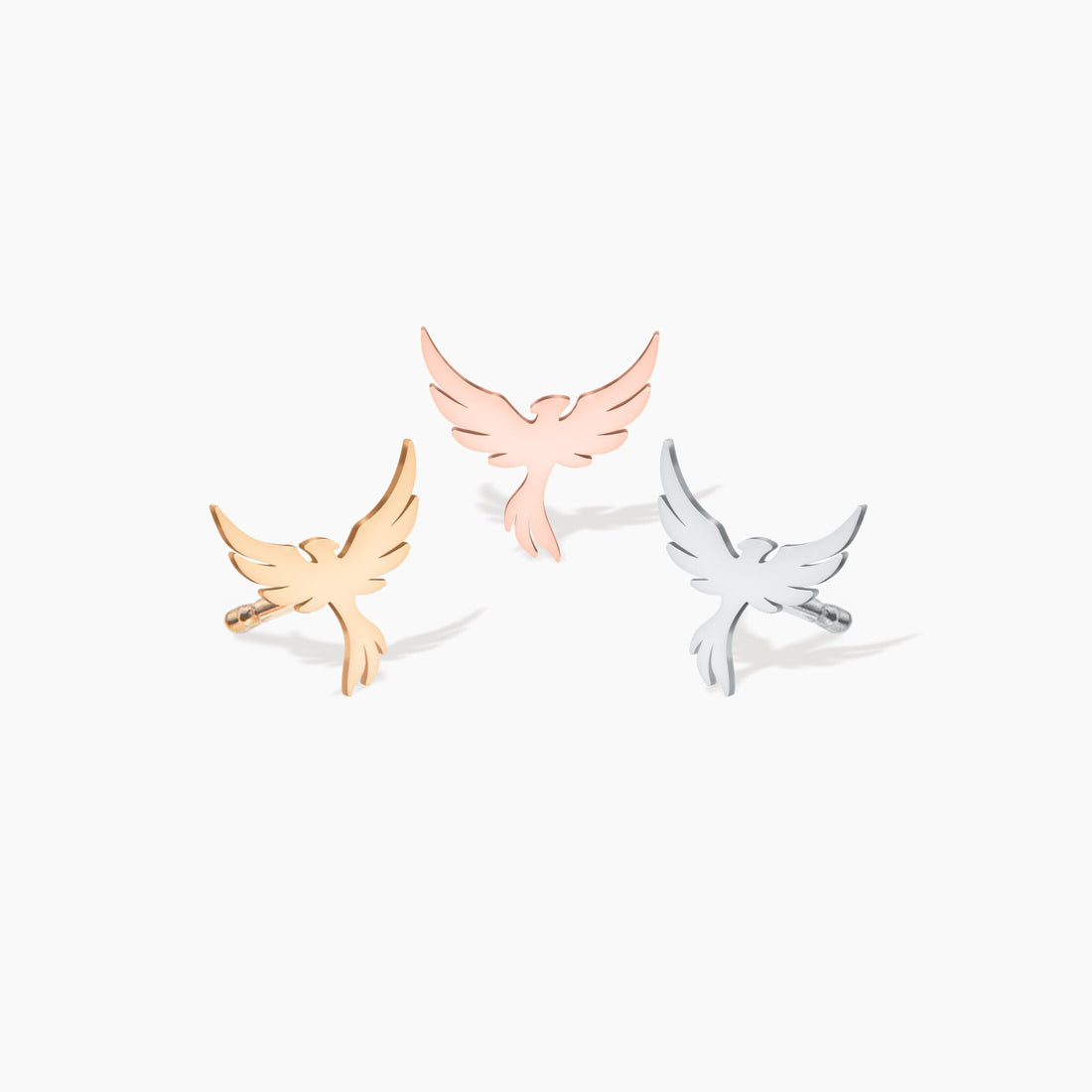 Phoenix Bird Stud Earrings