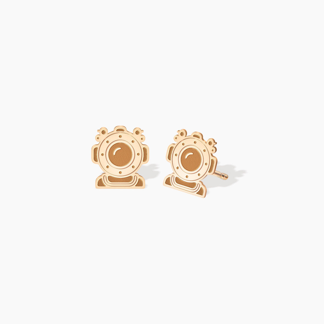 Scuba Diving Charm Stud Earrings