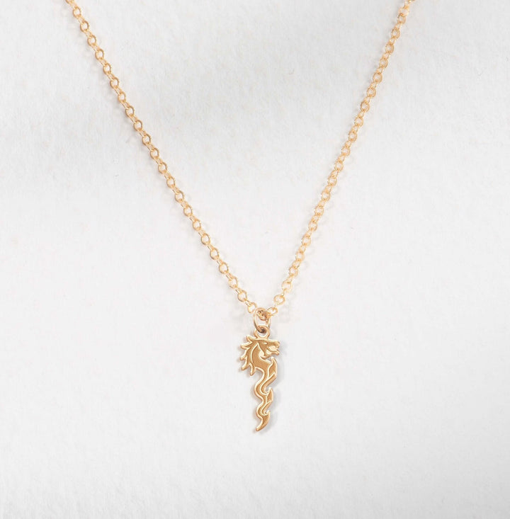 Tiny Dragon Necklace