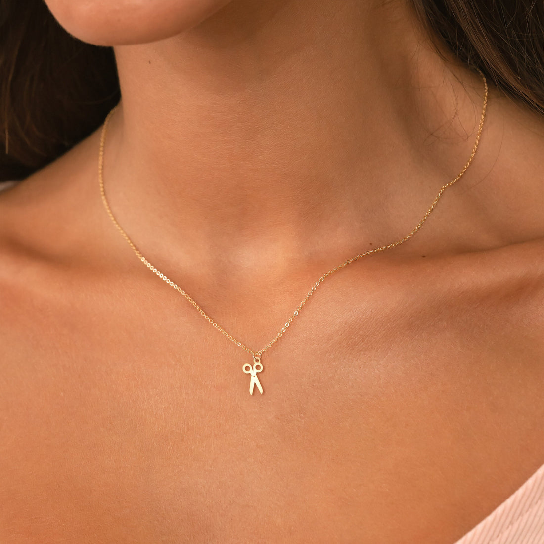 Scissors Necklace Whimsical