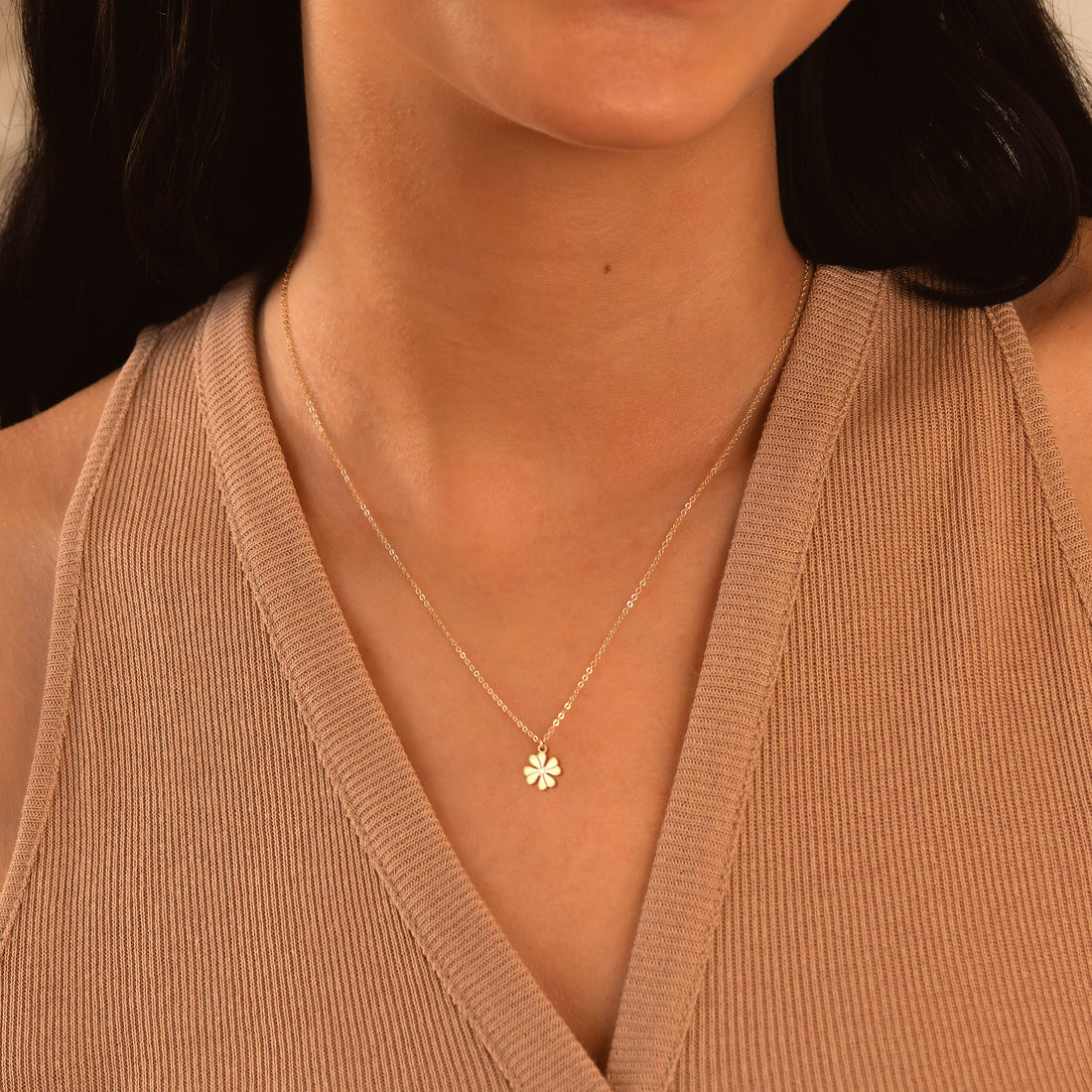 Flower Charm Necklace