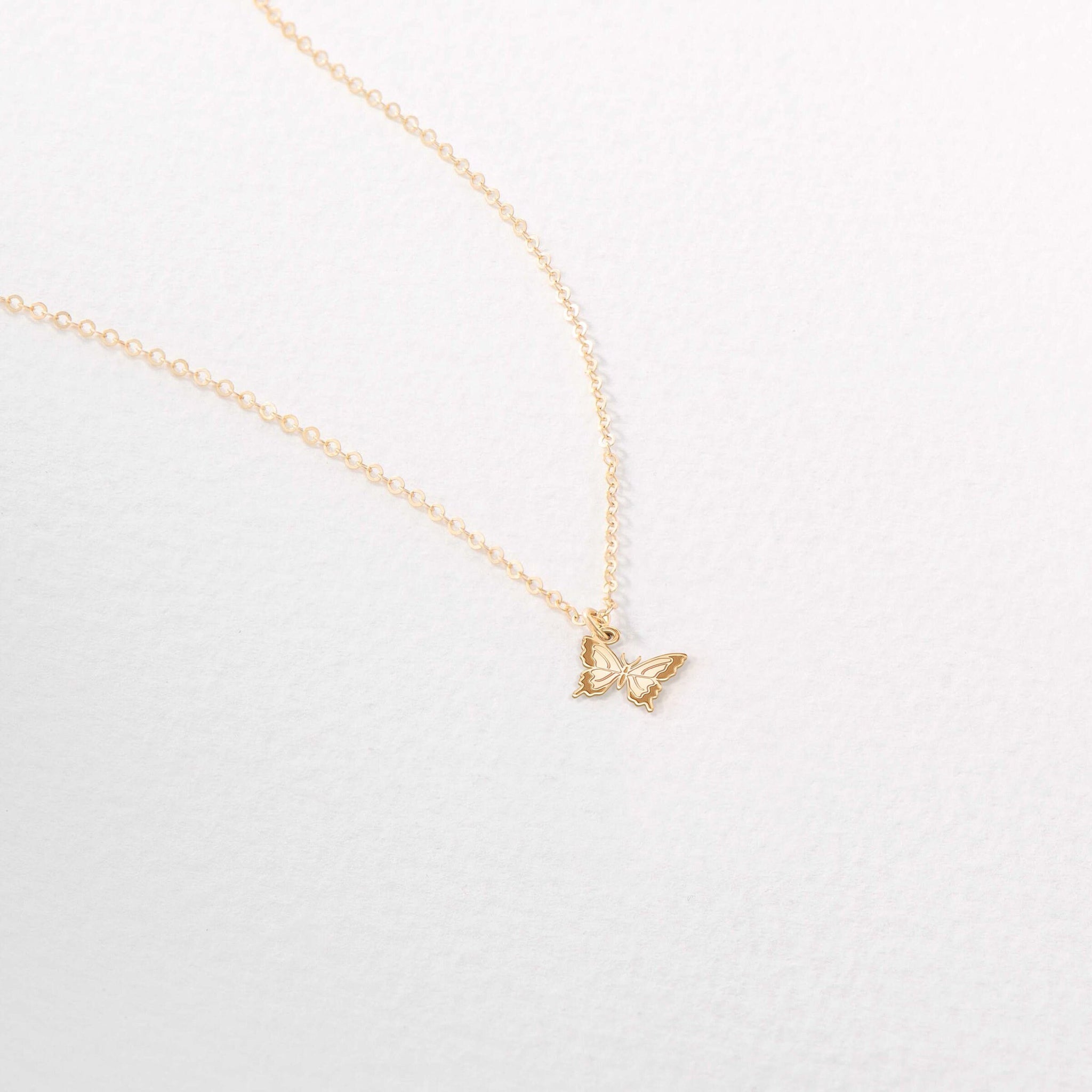 Dainty Butterfly Pendant Nature