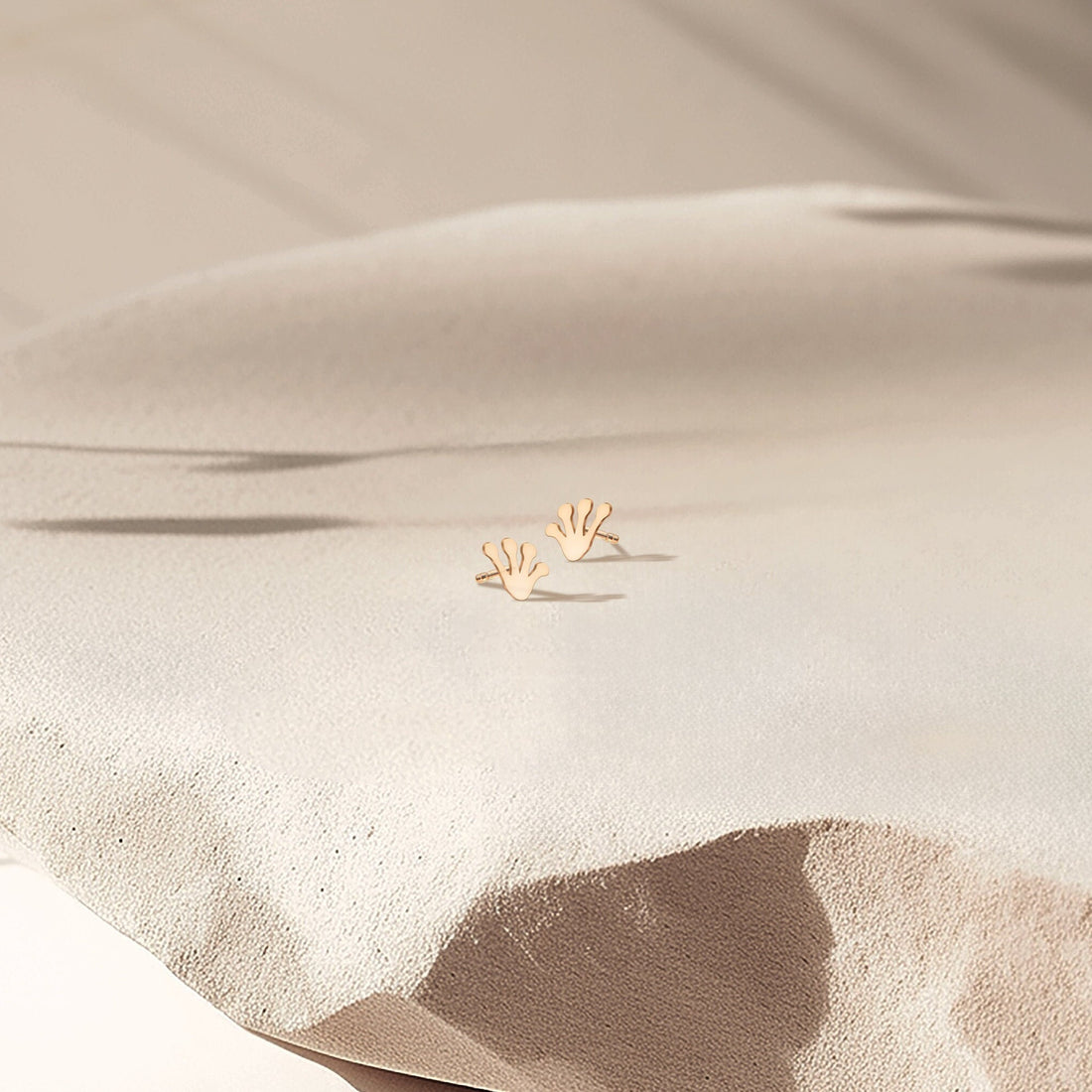 Frog Foot Stud Earrings