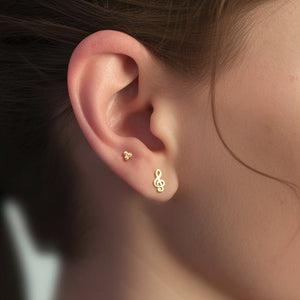 Music Note & Treble Clef Earrings