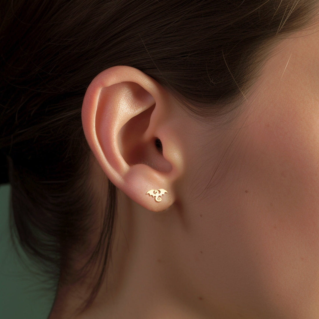 Dragon Earring Dainty