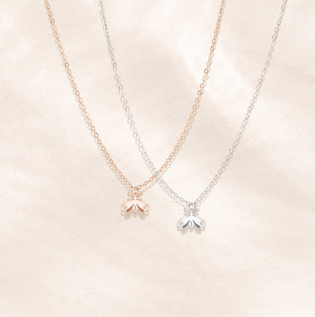 Moth Pendant Necklace