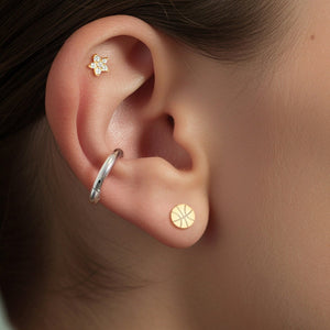 Small Basketball Earrings