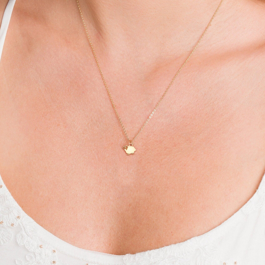 Sheep Pendant Necklace